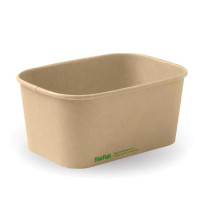 BB LB 1000 N compostable 1,000ml Kraft BioBoard Takeaway Base
