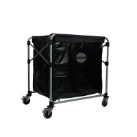 Compass Laundry Cart Collapsible with Vinyl Bag 300L Fiji