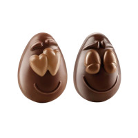 Silikomart Fiji smiling eggs chocolates.