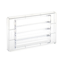 martellato fiji chocolog curvy chocolate mould 150g.