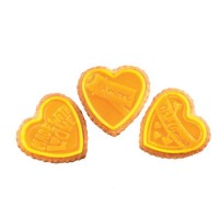 silikomart fiji mould love cookie set
