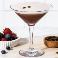 Berry Espresso Martini with White Chocolate